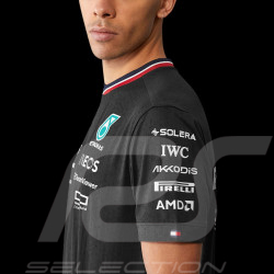 Günstige Mercedes T-Shirt AMG Petronas Tommy Hilfiger Schwarz – 701227950