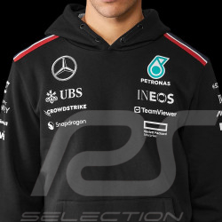 Günstige Mercedes Sweatshirt mit Kapuze AMG Petronas Tommy Hilfiger Schwarz – 701227955-001