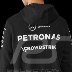 Sweatshirt Mercedes pas cher à capuche AMG Petronas Tommy Hilfiger Noir – 701227955-001