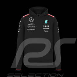 Günstige Mercedes Sweatshirt mit Kapuze AMG Petronas Tommy Hilfiger Schwarz – 701227955-001