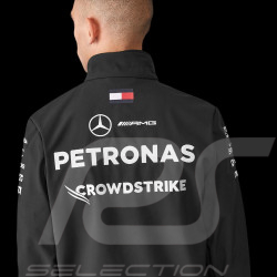 Günstige Mercedes Jacke AMG Petronas Tommy Hilfiger Schwarz – 701227955-001