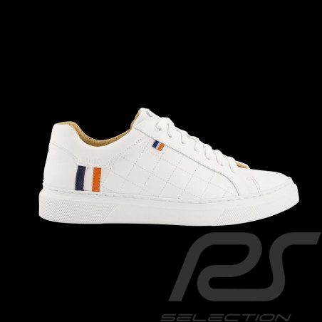 Gulf Leather Shoe White Orange Blue – GU252FMW01-000