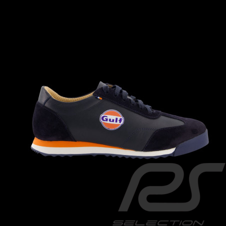 Gulf Lederschuh Blau / Orange – GU252FWM04-100