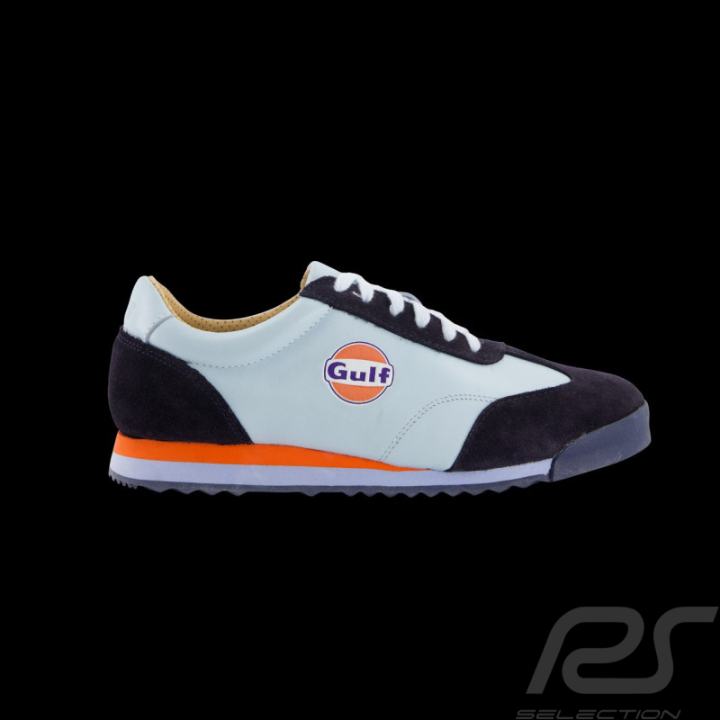 Chaussure Gulf en cuir Bleu Ciel / Bleu Marine – GU252FWM04-100