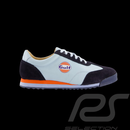 Chaussure Gulf en cuir Bleu Ciel / Bleu Marine – GU252FWM04-100