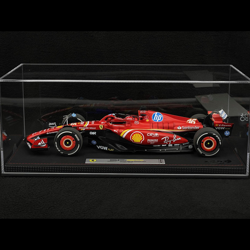 Charles Leclerc Ferrari SF-24 Winner Monaco GP 2024 1/18 BBR