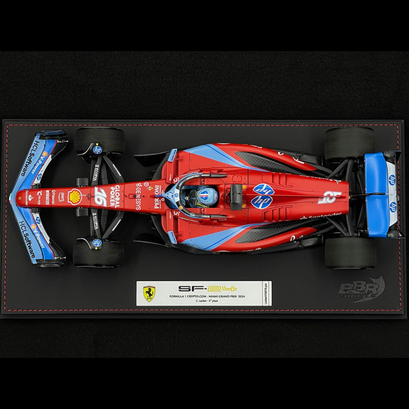 Charles Leclerc Ferrari SF-24 3rd Miami GP 2024 1/18 BBR BBR241816BDIE
