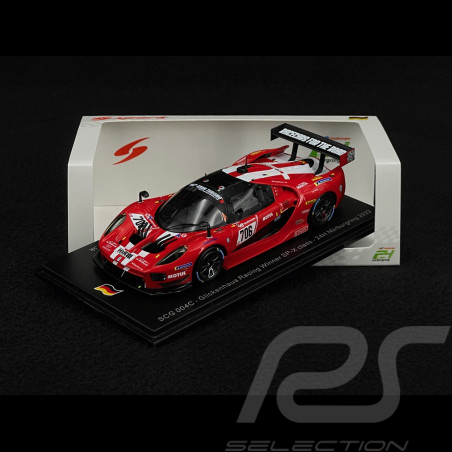 Glickenhaus SCG 004C n°706 Vainqueur SP-X 12ème 24h Nürburgring 2022 1/43 Spark SG848