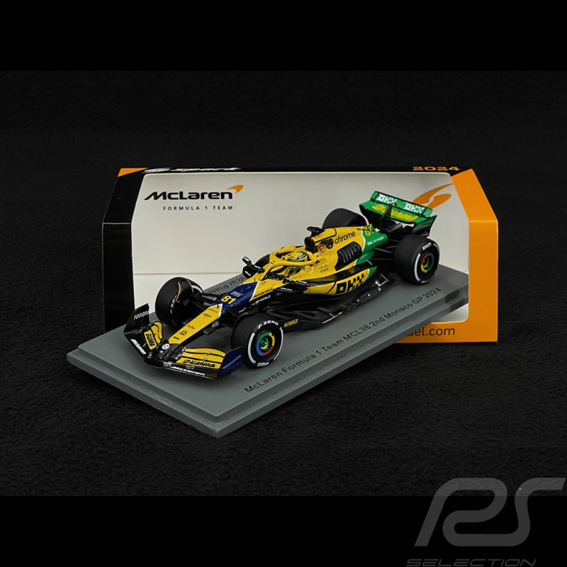 Oscar Piastri McLaren MCL38 n°81 2. GP Monaco 2024 1/43 Spark S9539