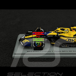 Oscar Piastri McLaren MCL38 n°81 2nd Monaco GP 2024 1/43 Spark S9539