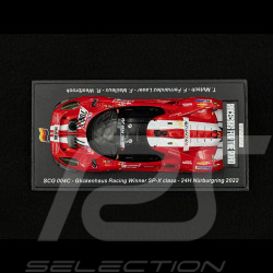 Glickenhaus SCG 004C n°706 Vainqueur SP-X 12ème 24h Nürburgring 2022 1/43 Spark SG848