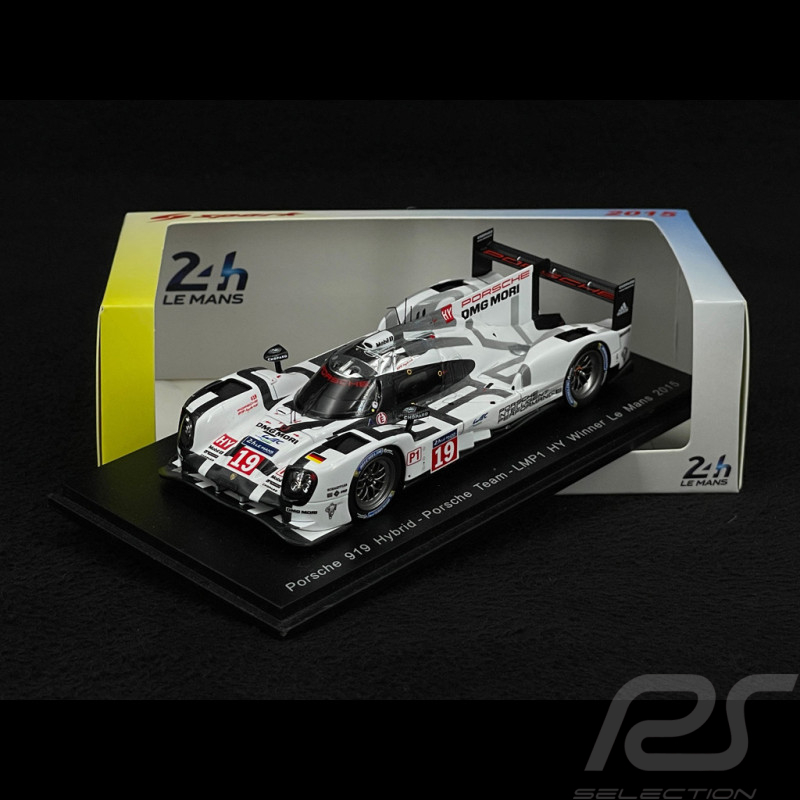 Porsche 919 Hybrid n°19 Vainqueur 24h Le Mans 2015 1/43 Spark 43LM15