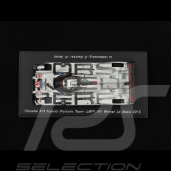 Porsche 919 Hybrid n°19 Vainqueur 24h Le Mans 2015 1/43 Spark 43LM15