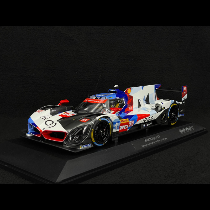 Minichamps 1:18 BMW M Hybrid V8 #20 Bahrain WEC Rookie-Test 2024 Valentino Rossi 155242046 modèle voiture 155242046 4012138785908