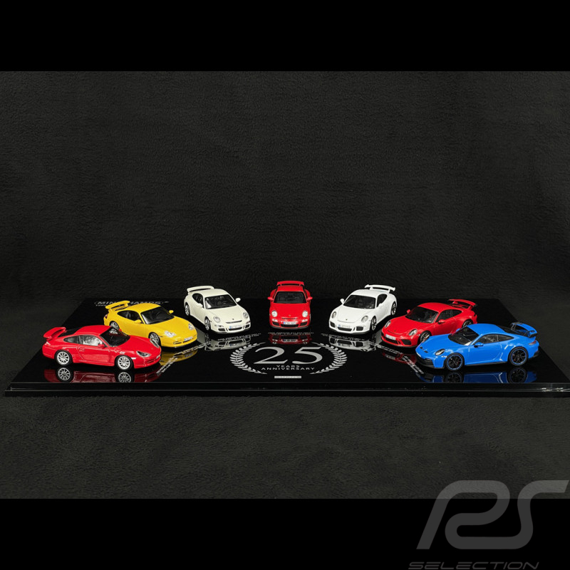 Porsche 911 GT3 25th Anniversary Set 1999–2024 1/43 Minichamps 412067025