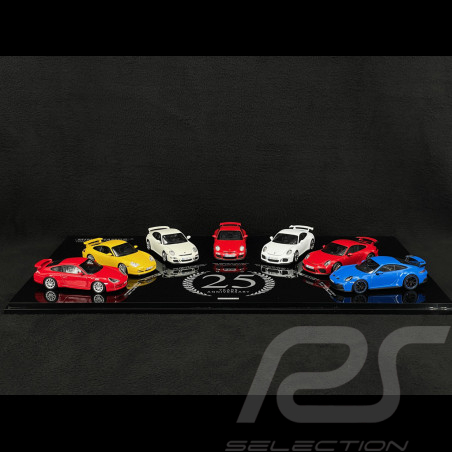 Porsche 911 GT3 25 Jahre Set 1999–2024 1/43 Minichamps 412067025