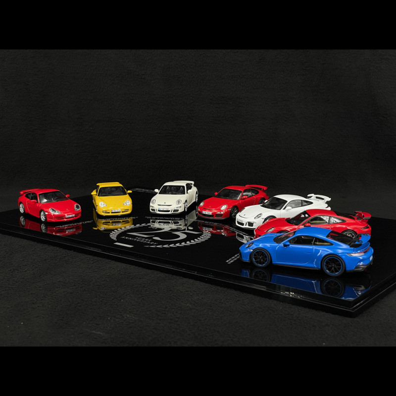 Porsche 911 GT3 25th Anniversary Set 1999–2024 1/43 Minichamps