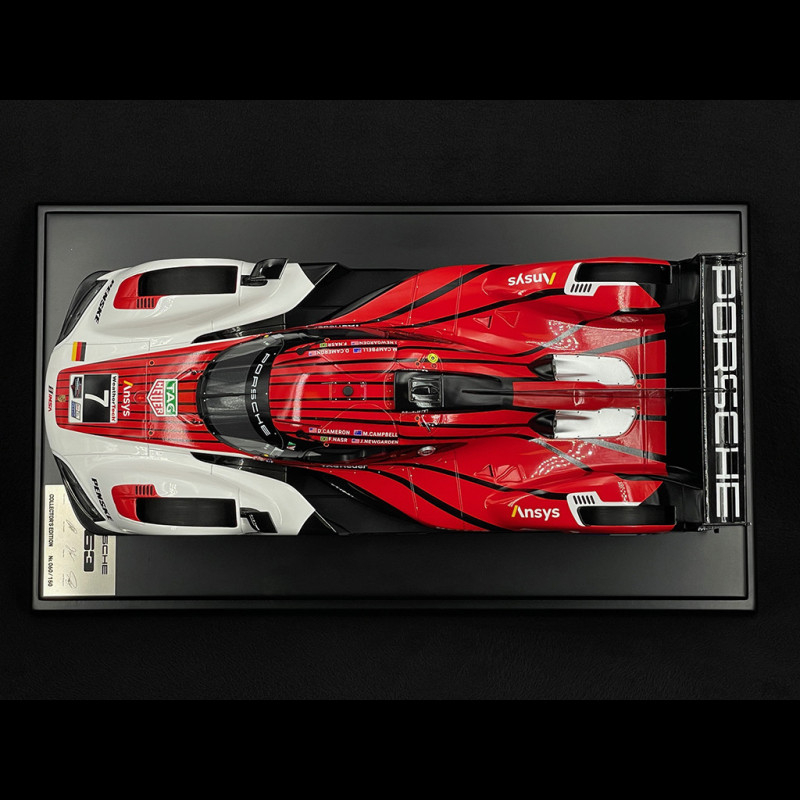 Miniature Voiture Spark 1/43 - Porsche 963 N°6 Rouge/Blanc - 24H Daytona 2022