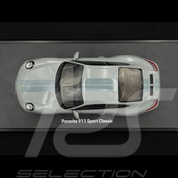 Porsche 911 Sport Classic Type 997 2009 Gris Sport Métallique 1/18 GT Spirit MAP02170024