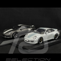 Duo Porsche 911 Sport Classic Type 997 2009 + Type 992 2022 Gris