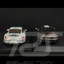 Duo Porsche 911 Sport Classic Type 997 2009 + Type 992 2022 Gris