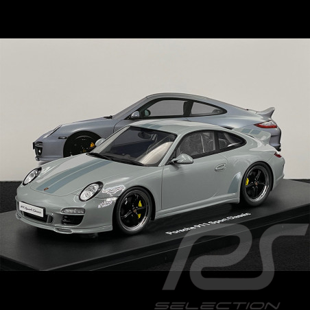 Porsche 911 Sport Classic Typ 997 2009 Sportgrau Metallic 1/18 GT Spirit MAP02170024
