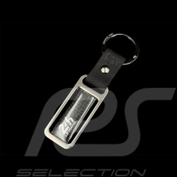 24h Le Mans Schlüsselanhänger Carbon Schwarz Chromring KIU_005
