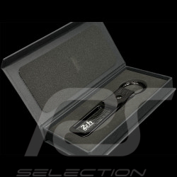 24h Le Mans Schlüsselanhänger Carbon Schwarz Chromring KIU_005