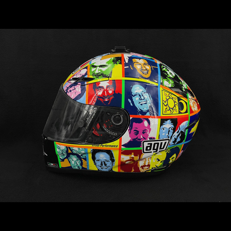 agv k6 iridium silver S Mirror Visor filter__ramblas_adv designed with technologies developed Color:Black/Blue Vintage 1950's 60's AGV