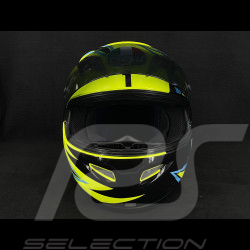 Signiert Valentino Rossi Helm AGV Ti-Tech By Roby Gelb Blau Größe L Limited Edition 1/500