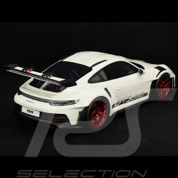 Porsche 911 GT3 RS Typ 992 Tribute to Carrera RS Weiße rote Streifen 1/12 GT Spirit GT949