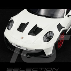 Porsche 911 GT3 RS Type 992 Tribute to Carrera RS White Red Stripes 1/12 GT Spirit GT949