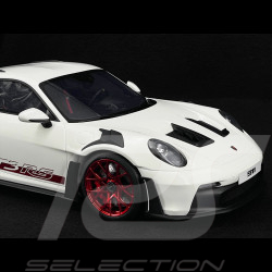 Porsche 911 GT3 RS Type 992 Tribute to Carrera RS White Red Stripes 1/12 GT Spirit GT949
