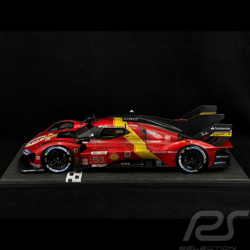 Ferrari 499P n° 51 Winner 24h Le Mans 2023 Dirty Version 1/12 BBR Models BBR1219DIRTY