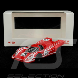 Porsche 917K n°23 Salzburg Vainqueur 24H Le Mans 1970 Rouge et Blanc 1/43 Norev Jet Car 750064
