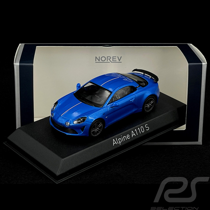 Alpine A110 S Pack Aero French Signature 2023 Bleu Alpine 1/43 Norev 517870