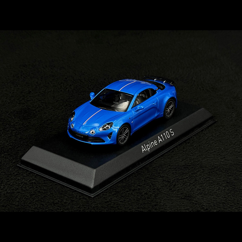 Norev - Exclu Web Alpine A110 S Kit Aéro French Signature 2023 Bleu Alpine 118s%c3%a9rie Limi