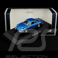 Alpine A110 1600 S 1973 Alpine Blue with side logo 1/43 Norev 517826