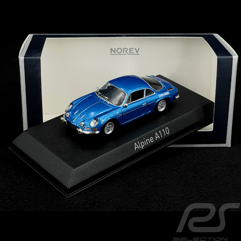 Alpine A110 1600 S 1973 Alpinblau mit Seitenlogo 1/43 Norev 517826