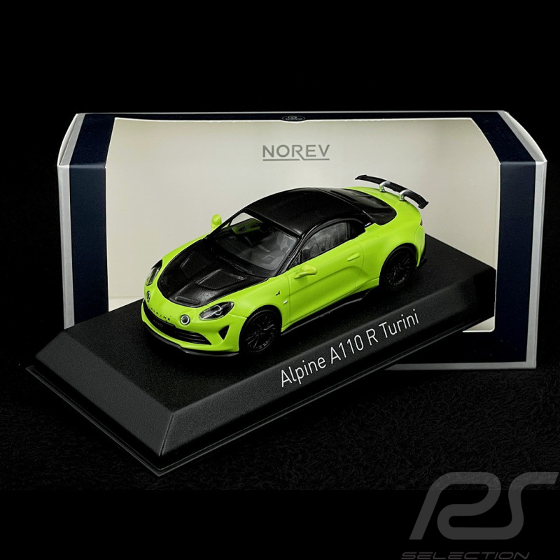 Alpine A110 R Turini 2025 Matt-Säuregrün 1/43 Norev 517883
