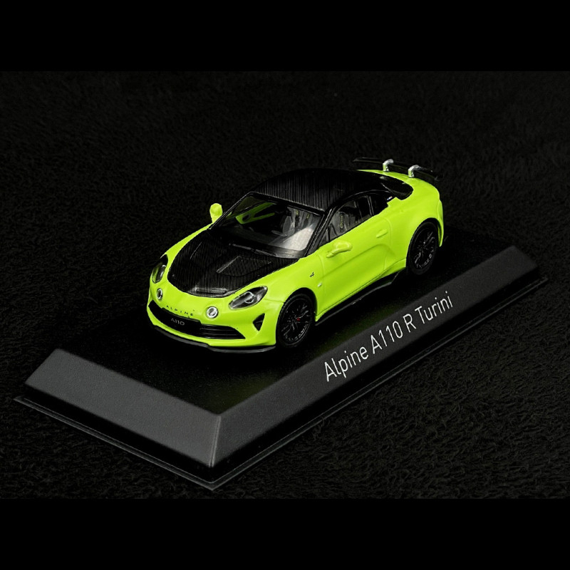 Alpine A110 R Turini 2025 Verte - NOREV 1/43 Miniature Diecast - Édition Verte Acide