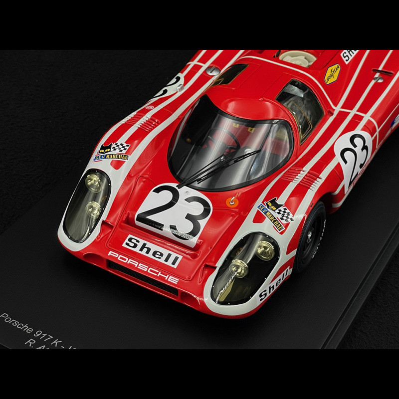Ixo-models Porsche 917k 4.9l Team Salzburg N 23 Winner 24h Le Mans 1970 Hans Herrmann Richard Attwood 1 8 Cervena Bila