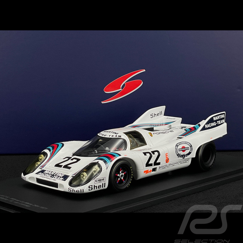 Porsche 917 K n° 22 Martini Vainqueur Le Mans 1971 1/18 Spark 18LM71