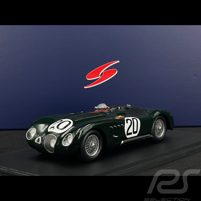 Jaguar XK120C No20 Winner 24h Le Mans 1951 1/18 Spark 18LM51