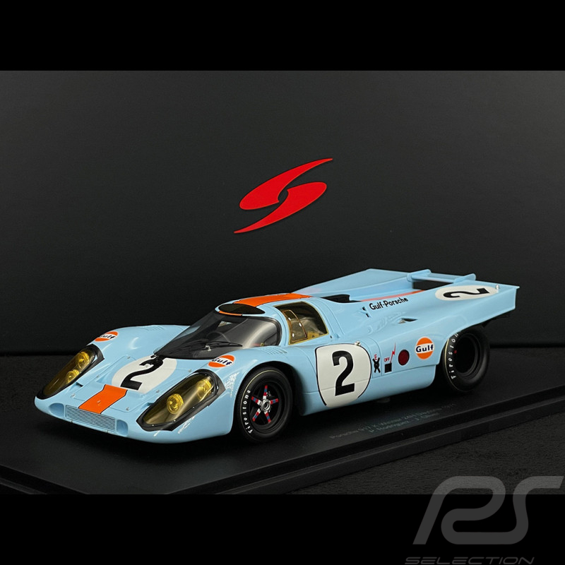 Porsche 917K n°2 Vainqueur 24h Daytona 1971 Orange 1/18 Spark 18DA71