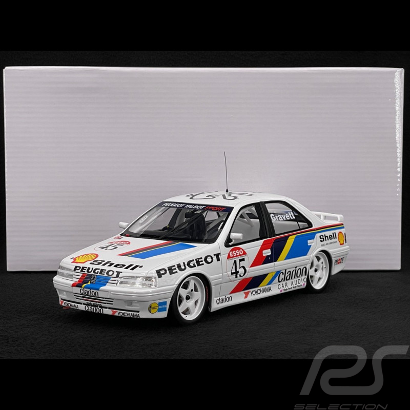Robb Gravett Peugeot 405 Mi16 n°45 BTCC 1992 White / Red 1/18 Ottomobile OT1141