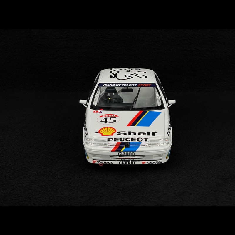 Robb Gravett Peugeot 405 Mi16 n°45 BTCC 1992 White / Red 1/18