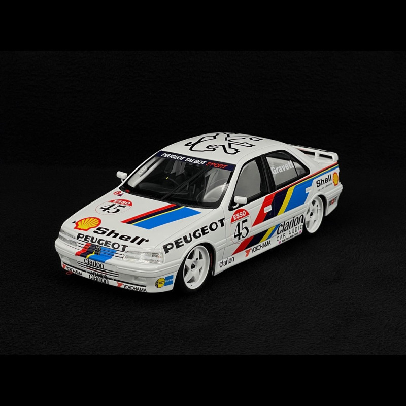 Robb Gravett Peugeot 405 Mi16 n°45 BTCC 1992 White / Red 1