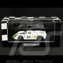 Jo Siffert Porsche 907 K Vainqueur 12H Sebring 1968 Blanc 1/43 Minichamps 400686849