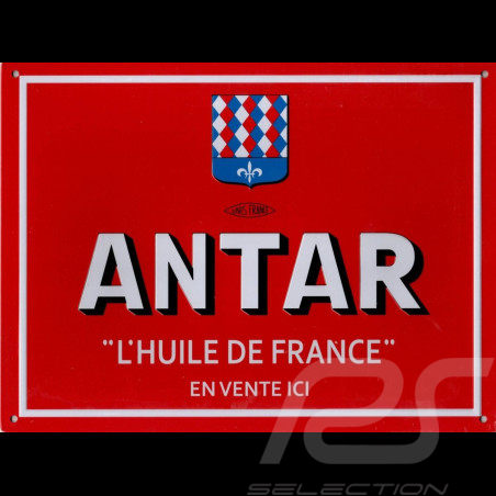 Antar Metal Sign “L’huile de France” 28×21 cm – Vintage Reproduction